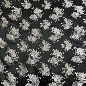 Mayon Floral Hong Kong Silk Brocade Vintage Fabric